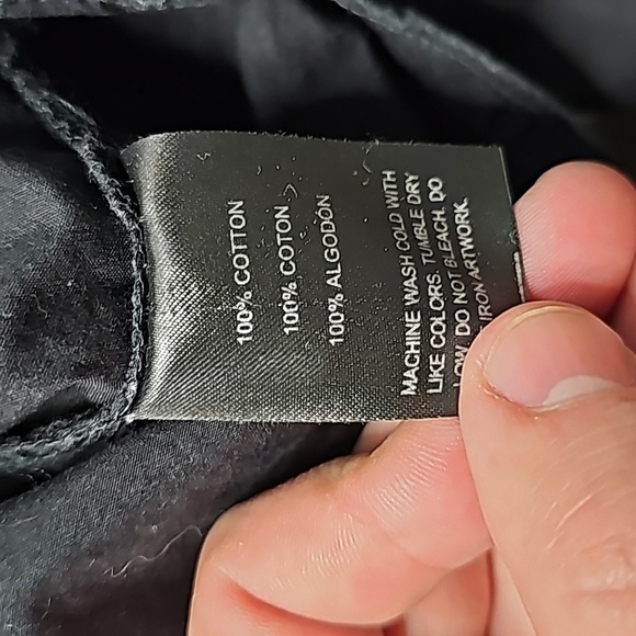 Metal Mulisha large black button down long sleeve shirt - Picture 6 of 6